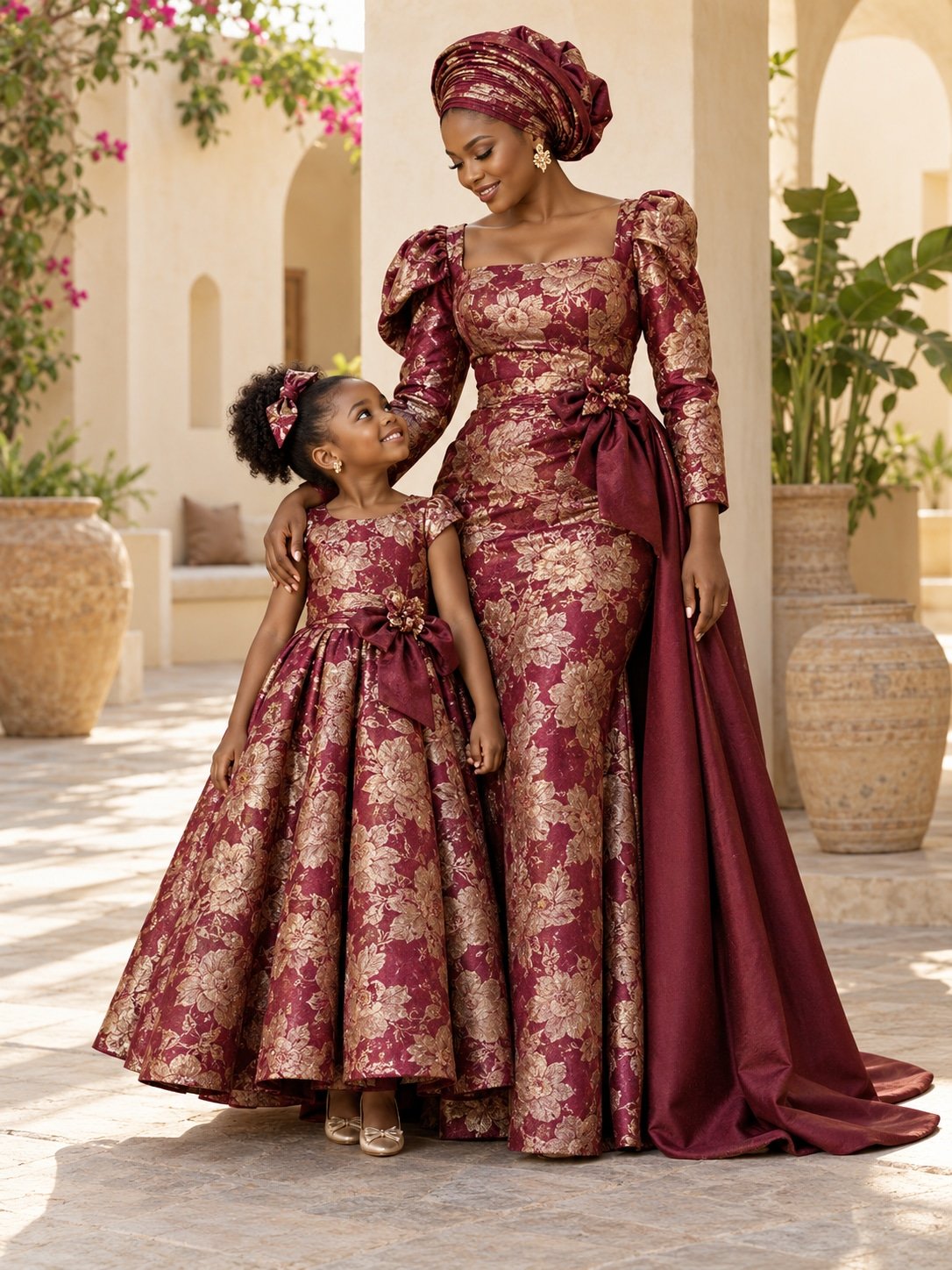 Parure Mère & Filles Cérémonie Majestueuse